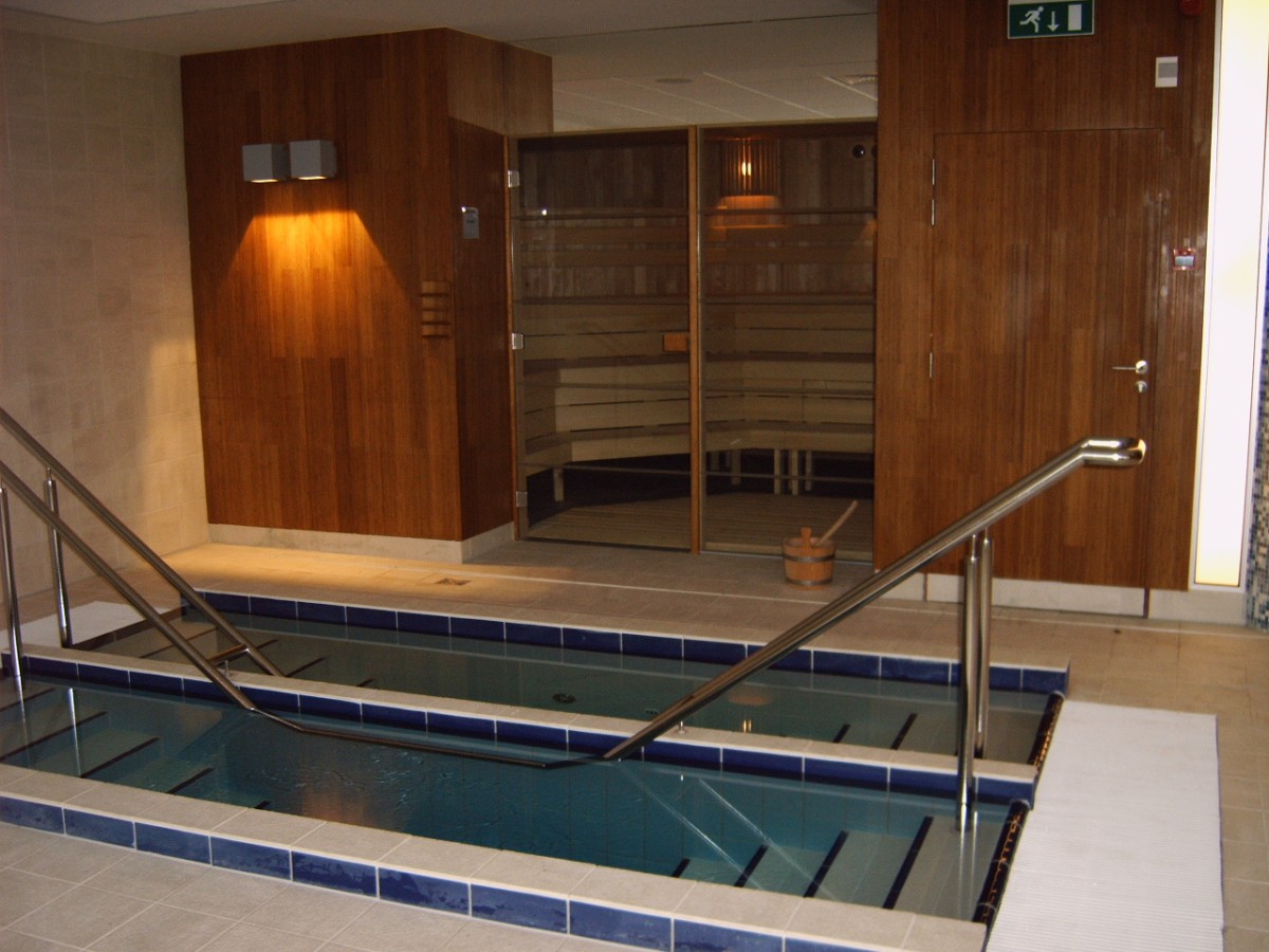 foto koud en warm dompelbad